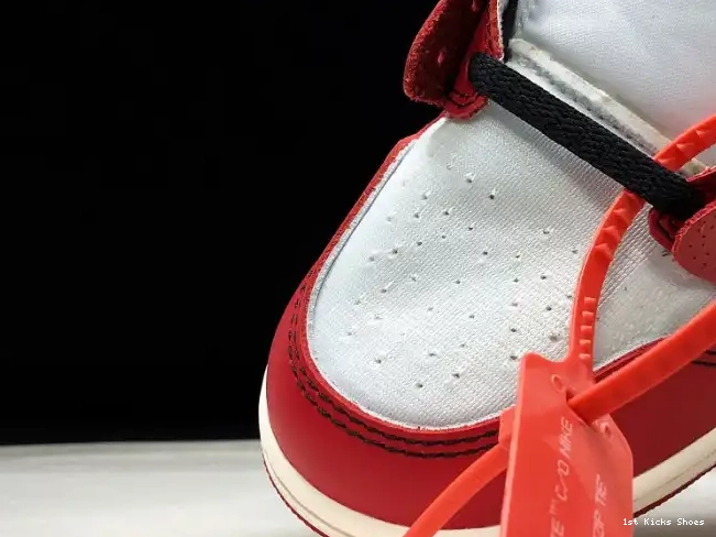 1st Kicks Jordan Air Off-White Ten AA3834-101 Chicago Retro 1 The 0524